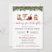 Invitation Cocktail de vacances (Devant)