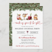 Invitation Cocktail de vacances (Devant / Derrière)