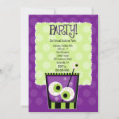 Invitation Cocktail déplaisant pour oeil Adulte Costume Party (Devant)