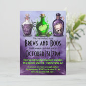 Invitation Cocktail d'Halloween pour adultes (Debout devant)