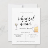 Invitation Cocktail, Dîner de répétition de bière (Devant)