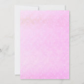 Invitation Cocktail du 40e anniversaire de la femme violette (Dos)