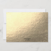 Invitation Cocktail du Nouvel An festif (Dos)