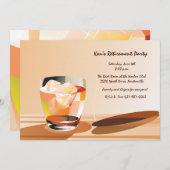 Invitation cocktail et cigare (Devant / Derrière)