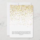 Invitation Cocktail festif de Noël (Dos)