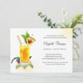 Invitation Cocktail Fruit Boisson Fête des mariées Jaune (Debout devant)