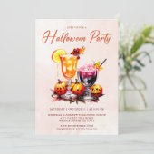 Invitation Cocktail Halloween (Debout devant)