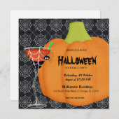Invitation Cocktail Halloween (Devant / Derrière)