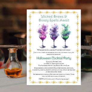 Invitation Cocktail Halloween