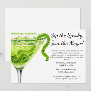 Invitation Cocktail Halloween   Potion magique