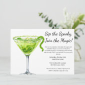 Invitation Cocktail Halloween | Potion magique (Debout devant)