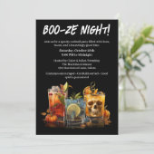 Invitation Cocktail Halloween | Soirée Boo-ze (Debout devant)