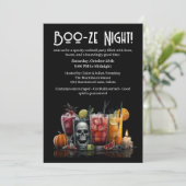 Invitation Cocktail Halloween | Soirée Boo-ze (Debout devant)