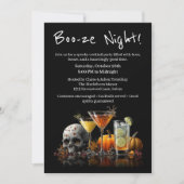 Invitation Cocktail Halloween | Soirée Boo-ze (Devant)