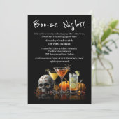 Invitation Cocktail Halloween | Soirée Boo-ze (Debout devant)