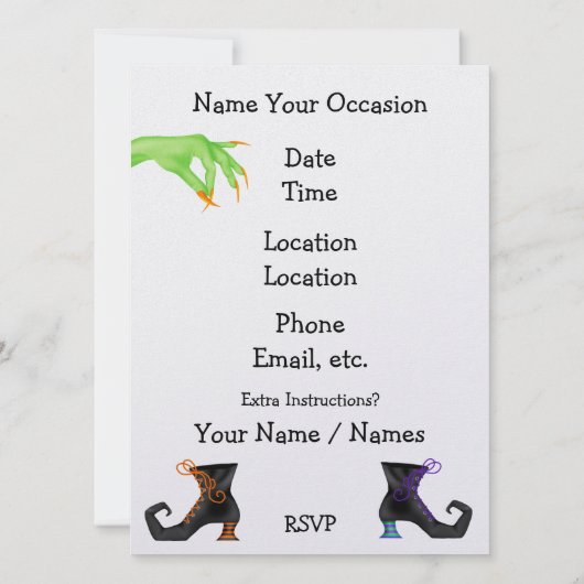 Invitation Cocktail Halloween - SRF (Dos)