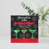 Invitation Cocktail Holiday Martini (Debout devant)