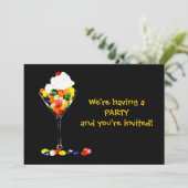 Invitation Cocktail Jelly Bean - Fête à usages mul (Debout devant)