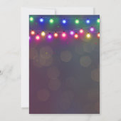 Invitation Cocktail Jingle & Mingle Fête de Noël (Dos)