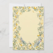 Invitation Cocktail Lemons Peacock Brunch Bubble (Dos)