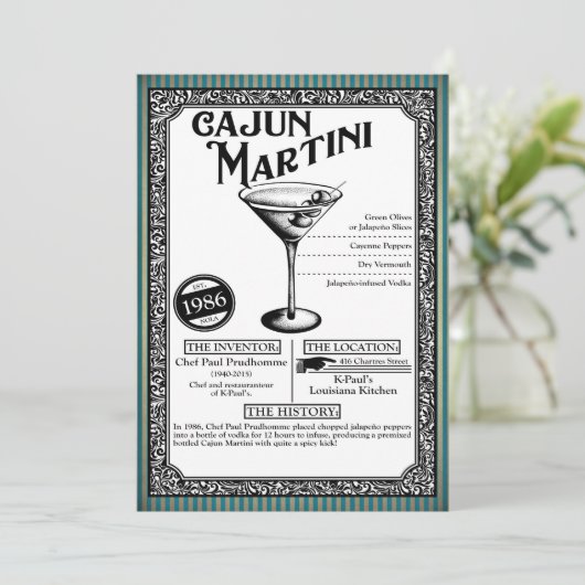 Invitation Cocktail - Lire la description (Debout devant)