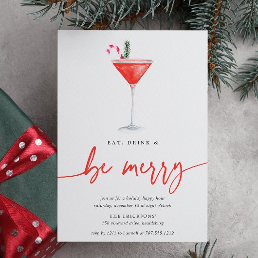 Invitation Cocktail | Mangez Boire & Soyez Joyeux