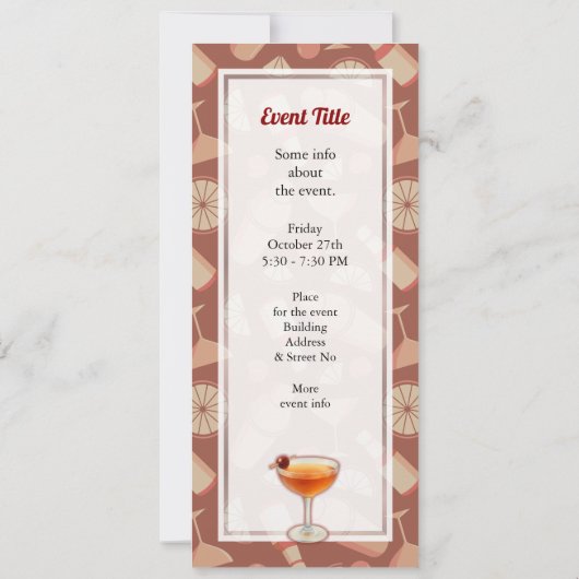 Invitation Cocktail Manhattan (Dos)