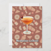 Invitation Cocktail Manhattan (Devant)