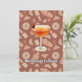 Invitation Cocktail Manhattan (Debout devant)