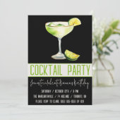 Invitation Cocktail, Margarita, Boire, Anniversaire (Debout devant)