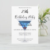 Invitation Cocktail martini coloré (Debout devant)