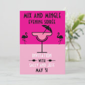 Invitation Cocktail Mix And Mingle (Debout devant)