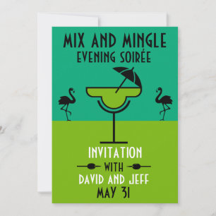 Invitation Cocktail Mix And Mingle