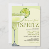 Invitation Cocktail moderne Margarita Fête des mariées (Devant)