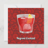 Invitation Cocktail Negroni (Devant)