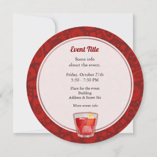 Invitation Cocktail Negroni