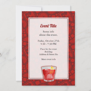 Invitation Cocktail Negroni