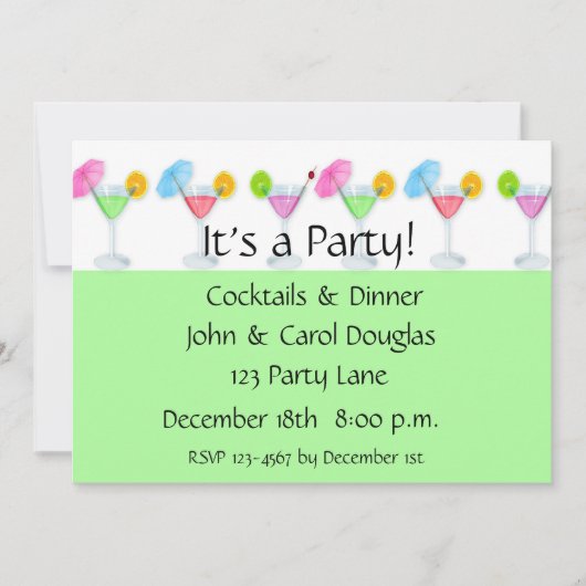Invitation Cocktail Party (Devant)