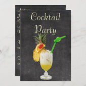 Invitation Cocktail Party (Devant / Derrière)