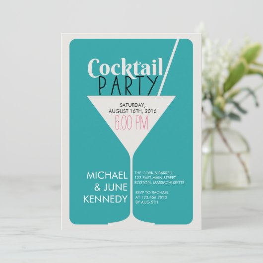 Invitation Cocktail Party (Debout devant)
