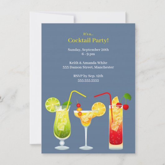 Invitation Cocktail Party (Devant)