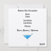 Invitation Cocktail Party par SRF (Dos)