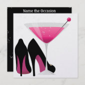 Invitation Cocktail Party par SRF (Devant / Derrière)