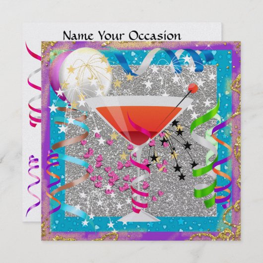 Invitation Cocktail Party - SRF (Devant / Derrière)