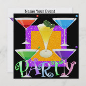 Invitation Cocktail PARTY - SRF (Devant / Derrière)