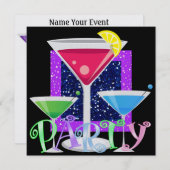 Invitation Cocktail PARTY - SRF (Devant / Derrière)