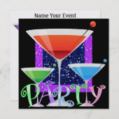 Invitation Cocktail PARTY - SRF (Devant / Derrière)