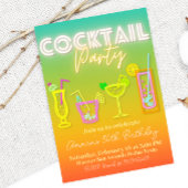 Invitation Cocktail Party - Tropical