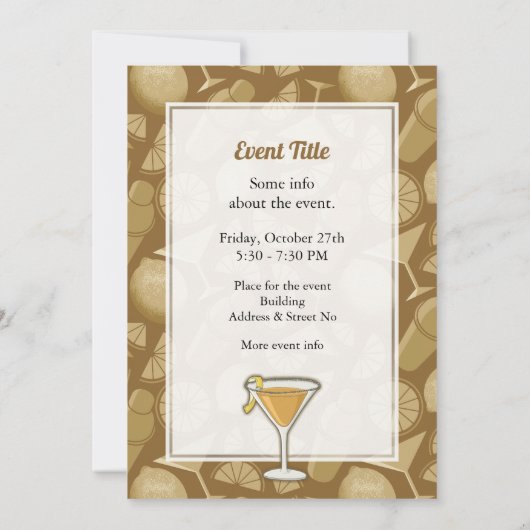 Invitation Cocktail Sidecar (Dos)