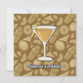 Invitation Cocktail Sidecar (Devant)